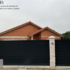 Colocación de portal de entrada